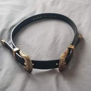 Zara Double Buckle Belt